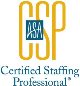 certified staffing professional badge