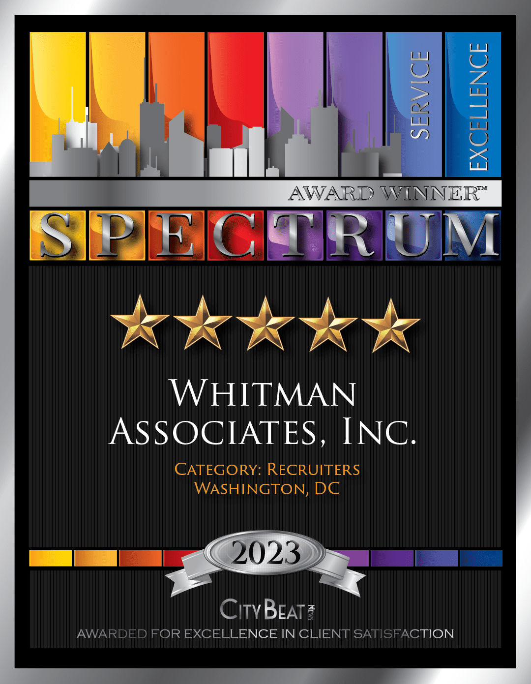 whitman associates inc 2023 spectrum award